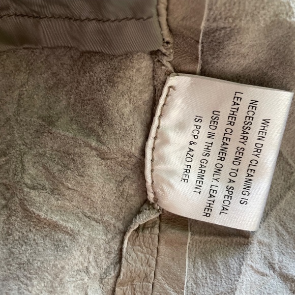 Cigno Nero Brown Leather Jacket Size 42 (large) - Picture 6 of 6